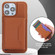 iPhone 11 Pro RFID Anti-theft Detachable Card Bag Leather Phone Case - Brown