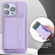 iPhone 11 Pro RFID Anti-theft Detachable Card Bag Leather Phone Case - Purple