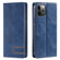 iPhone 11 Pro TTUDRCH RFID Retro Texture Magnetic Leather Phone Case - Blue