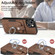 iPhone 11 Pro Retro Skin-feel Ring Card Wallet Phone Case - Brown