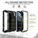 iPhone 11 Pro PC + Rubber 3-layers Shockproof Protective Case with Rotating Holder  - Black
