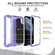 iPhone 11 Pro PC + Rubber 3-layers Shockproof Protective Case with Rotating Holder  - Purple