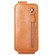 Zipper Wallet Vertical Flip Leather Phone Case iPhone 11 Pro - Brown