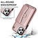 iPhone 11 Pro RFID Card Slot Phone Case with Long Lanyard - Rose Gold