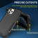 iPhone 11 Pro 3 in 1 PC + TPU Shockproof Phone Case - Black
