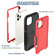 iPhone 11 Pro 3 in 1 PC + TPU Shockproof Phone Case - Red