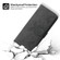 iPhone 11 Pro Skin-feel Flowers Embossed Wallet Leather Phone Case - Black