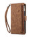 Retro Frosted Horizontal Flip Leather Case with Holder & Card Slot & Wallet & Zipper Pocket & Lanyard iPhone 11 Pro - Brown