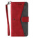 iPhone 11 Pro Nail Skin Feel Stitching Calf Texture Leather Phone Case - Red