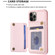 iPhone 11 Pro Grid Card Slot Holder Phone Case - Pink