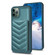 iPhone 11 Pro BF26 Wave Pattern Card Bag Holder Phone Case - Green