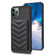 iPhone 11 Pro BF26 Wave Pattern Card Bag Holder Phone Case - Black