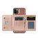 iPhone 11 Pro DG.MING M3 Series Glitter Powder Card Bag Leather Case - Rose Gold