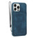 iPhone 11 Pro Dream Magnetic Back Cover Card Wallet Phone Case - Blue