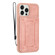 iPhone 11 Pro Dream Magnetic Back Cover Card Wallet Phone Case - Pink