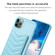 iPhone 11 Pro BF26 Wave Pattern Card Bag Holder Phone Case - Blue