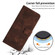 iPhone 11 Pro Dream Triangle Leather Phone Case with Lanyard - Brown