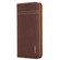 iPhone 11 Pro GEBEI Top-grain Leather Horizontal Flip Protective Case with Holder & Card Slots - Brown