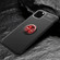 iPhone 11 Pro lenuo Shockproof TPU Case with Invisible Holder  - Black Red