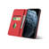 iPhone 11 Pro Strong Magnetism Shockproof Horizontal Flip Liquid Feel Leather Case with Holder & Card Slots & Wallet - Red