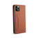 iPhone 11 Pro Strong Magnetism Shockproof Horizontal Flip Liquid Feel Leather Case with Holder & Card Slots & Wallet - Brown