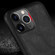 iPhone 11 Pro SULADA Shockproof TPU + Handmade Leather Protective Case - Black