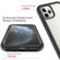 iPhone 11 Pro Starry Sky Solid Color Series Shockproof PC + TPU Case with PET Film  - Black