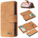 iPhone 11 Pro Detachable Frosted Magnetic Horizontal Flip Leather Case with Card Slots & Holder & Zipper Wallet & Photo Frame  - Brown