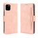 iPhone 11 Pro Wallet Style Skin Feel Calf Pattern Leather Case ,with Separate Card Slot - Pink