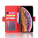 iPhone 11 Pro Wallet Style Skin Feel Calf Pattern Leather Case ,with Separate Card Slot - Red