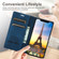 iPhone 11 Pro Dream Magnetic Suction Business Horizontal Flip PU Leather Case with Holder & Card Slot & Wallet  - Blue