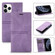 iPhone 11 Pro Dream Magnetic Suction Business Horizontal Flip PU Leather Case with Holder & Card Slot & Wallet  - Purple
