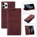 iPhone 11 Pro Dream Magnetic Suction Business Horizontal Flip PU Leather Case with Holder & Card Slot & Wallet  - Wine Red
