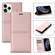 iPhone 11 Pro Dream Magnetic Suction Business Horizontal Flip PU Leather Case with Holder & Card Slot & Wallet  - Rose Gold