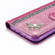 iPhone 11 Pro Glitter Powder Butterfly Leather Phone Case  - Purple