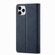 Frosted Anti-theft Brush Horizontal Flip Leather Case with Holder & Card Slots & Wallet iPhone 11 Pro - Dark Blue