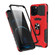 iPhone 11 Pro All-inclusive PC TPU Glass Film Integral Phone Case - Red