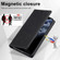iPhone 11 Pro LC.IMEEKE RFID Anti-theft Leather Phone Case - Black
