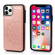 iPhone 11 Pro Double Buckle Mandala Pattern PU+TPU Protective Case with Card Slots & Holder & Photo Frame  - Rose Gold