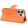 iPhone 11 Pro Cartoon Buckle Horizontal Flip Leather Phone Case - Orange