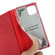 iPhone 11 Pro Litchi Genuine Leather Phone Case  - Red