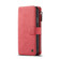 iPhone 11 Pro CaseMe-007 Detachable Multifunctional Horizontal Flip Leather Case with Card Slot & Holder & Zipper Wallet & Photo Frame  Max - Red