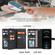 iPhone 11 Pro Zipper Wallet Detachable MagSafe Leather Phone Case - Black