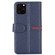 iPhone 11 Pro GEBEI Top-grain Leather Horizontal Flip Protective Case with Holder & Card Slots & Wallet & Photo Frame - Blue