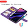 iPhone 11 Pro Solid Color Horizontal Flip Protective Case with Holder & Card Slots & Wallet & Photo Frame & Lanyard - Purple
