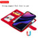 iPhone 11 Pro Solid Color Horizontal Flip Protective Case with Holder & Card Slots & Wallet & Photo Frame & Lanyard - Red
