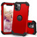 iPhone 11 Pro PC+ Silicone Three-piece Anti-drop Mobile Phone Protective Back Cover - Red