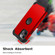 iPhone 11 Pro PC+ Silicone Three-piece Anti-drop Mobile Phone Protective Back Cover - Red