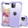 iPhone 11 Pro PC+ Silicone Three-piece Anti-drop Mobile Phone Protective Back Cover - Light purple