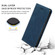 iPhone 11 Pro Retro Skin Feel Business Magnetic Horizontal Flip Leather Case - Navy Blue